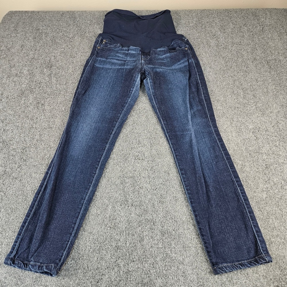 AG Adriano Goldschmied Secret Fit Belly Maternity Jeans 30R Dark Wash Straight